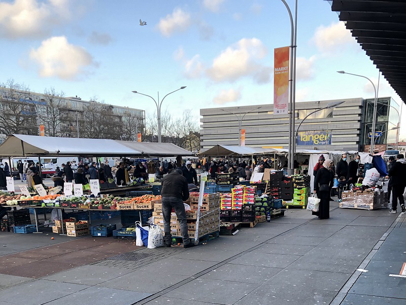 Amsterdam market: fruits stalls