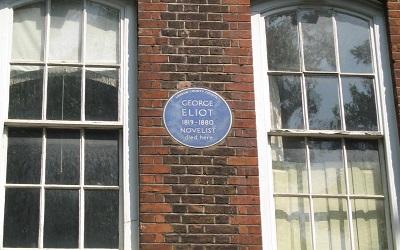 Photo of George Eliot's former home, taken by giuliaduepuntozero in 2007