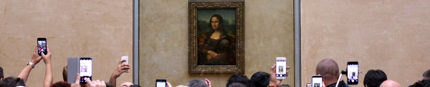 Art History banner image Louvre mona lisa
