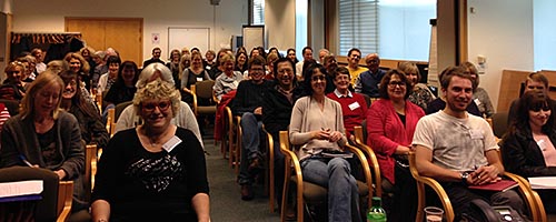 Students attending an Art History study day in October 2015