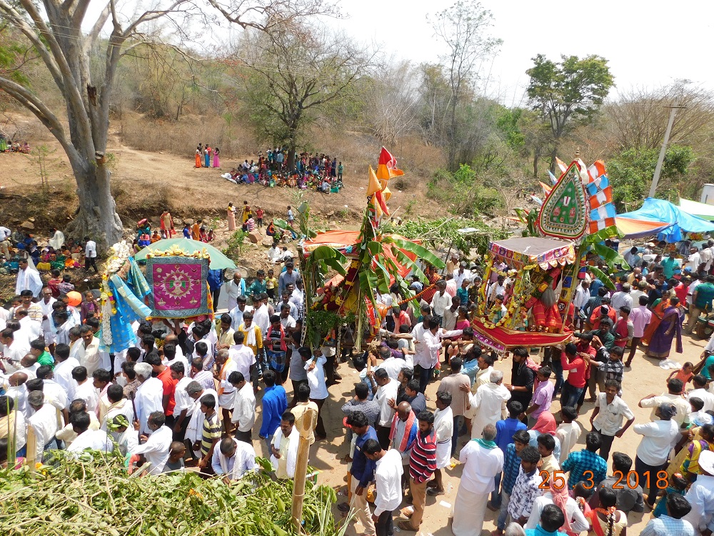 Ugadi festival village procession