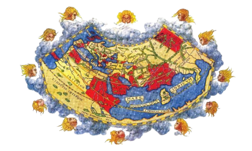 Ptolemy's map of the world. (Originally drawn around 150 A.D)