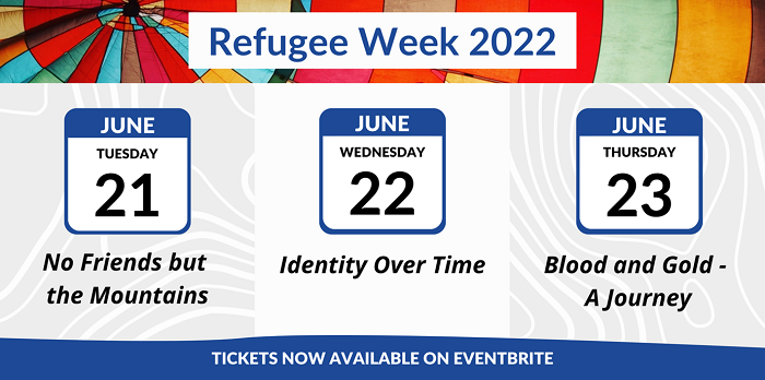 Refugee Week 22 OU Sanctuary seminars poster