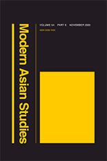 Modern Asian Studies magazine cover