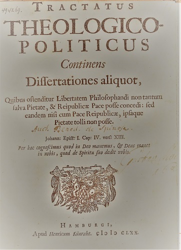 Tractatus Theologico Politicus cover