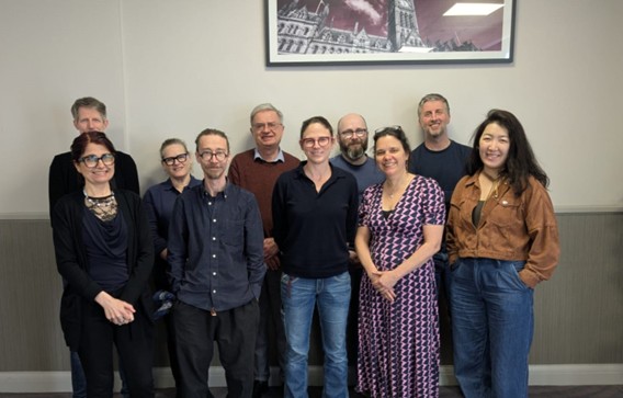 From top left: Paul-François Tremlett, Katelin Teller, John Wolffe, Chris Cotter, John Maiden, Maria Nita, David Robertson, Suzanne Newcombe, Stefanie Sinclair, Liudmila Nikanorova, 2025. Photo credit: David Robertson