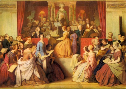 Schwind Eine Symphonie' Choral Fantasy panel