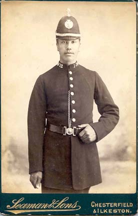 Old picture of a policeman