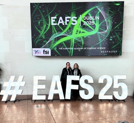 Dr Emma Johnston and Dr Maria Maclennan at the conference venue