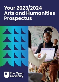 Arts and Humanities Prospectus 2023-2024 front cover