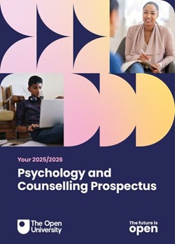 Psychology and Counselling Prospectus 2025-2026 front cover