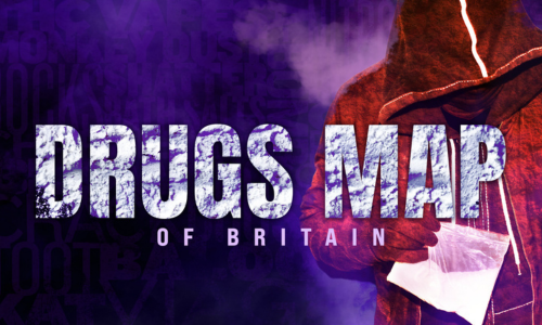 Drugs Map of Britain title card.
