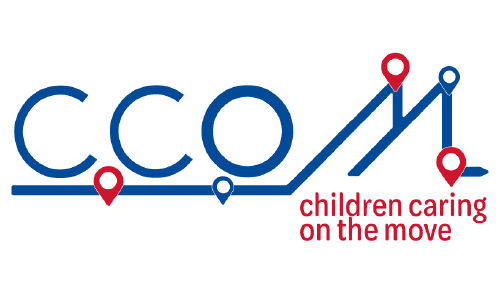 CCOM logo with the text children caring on the move, underneath