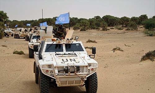 16 Apr 2019, Gao, Village: Battal, Northern Mali - Bangladeshi peacekeepers offer hope to villagers in Northern Mali