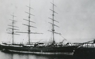 Photo of the Torrens ship, State Library of South Australia (no copyright restrictions)