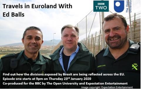 Travel Euroland with Ed Balls poster