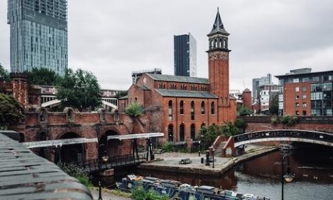 architecture, building in Castlefield, Manchester, UK