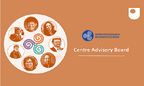 Images of the CAB members in a circle with the OPRC logo