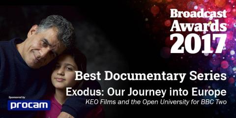 Exodus: Our Journey to Europe wins Broadcast award