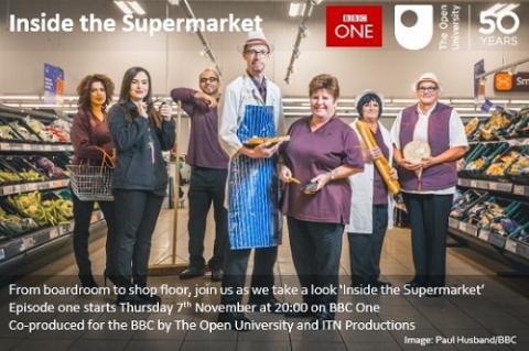 Inside the supermarket poster