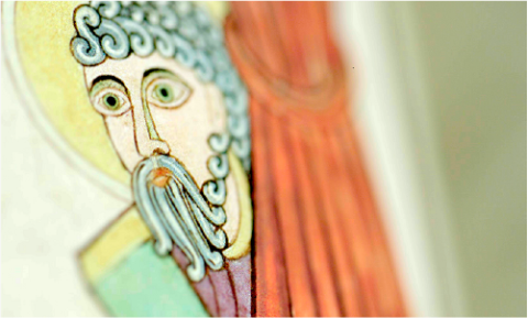 A page of the Lindisfarne Gospels, displayed in the British Library. Copyright ClearStory/ Menace A page of the Lindisfarne Gospels, displayed in the British Library. Copyright ClearStory/ Menace